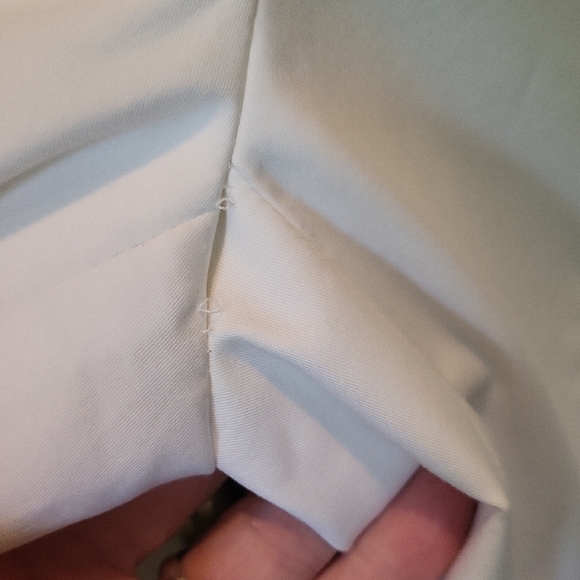 Diane Von Furstenberg White Blazer Tailored Minimalist Design - Picture 10 of 10